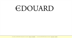 Desktop Screenshot of edouard.be