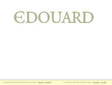 Tablet Screenshot of edouard.be
